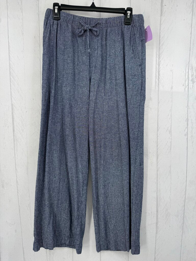 S chambray wide leg pant