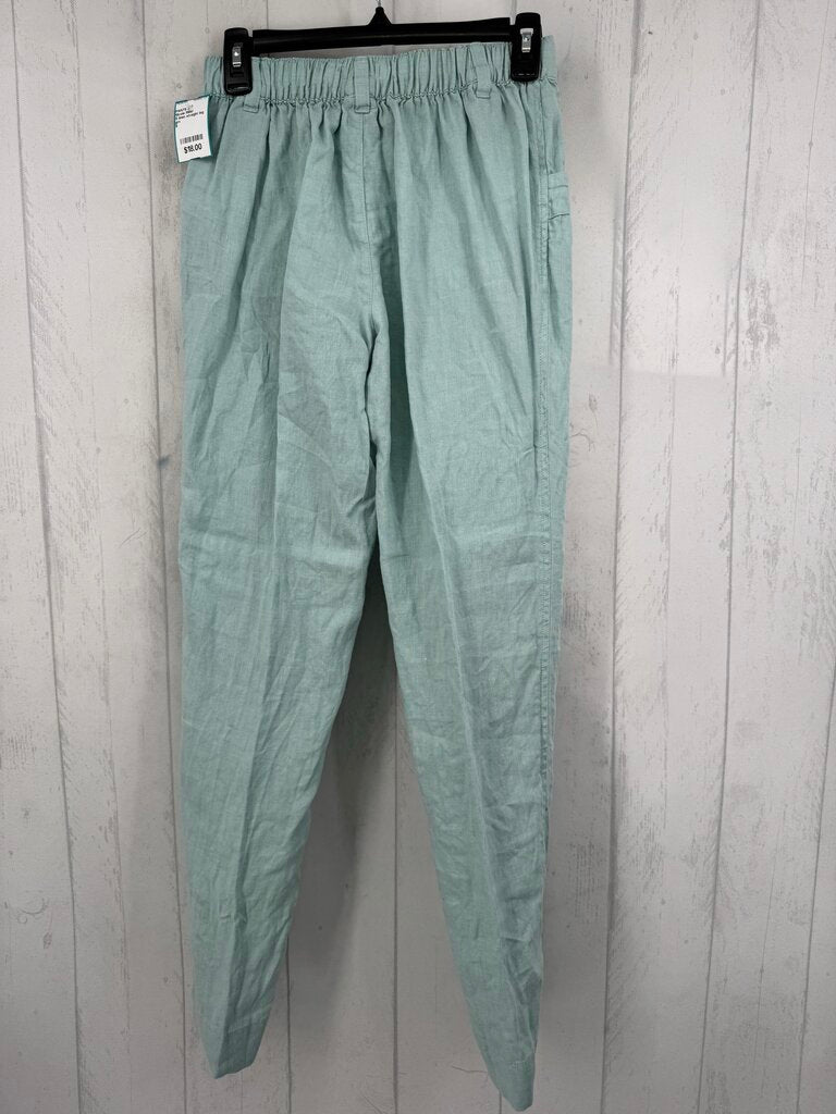 S linen straight leg pant