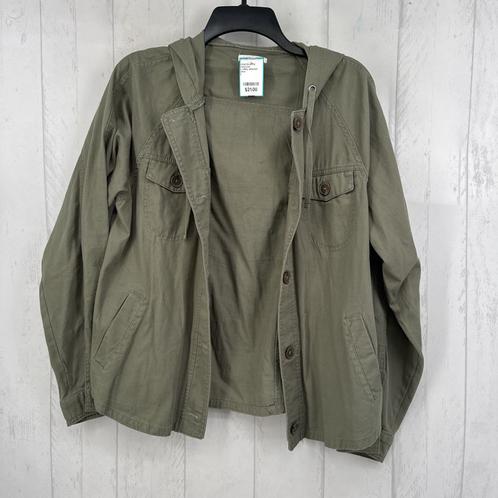 L utility shacket