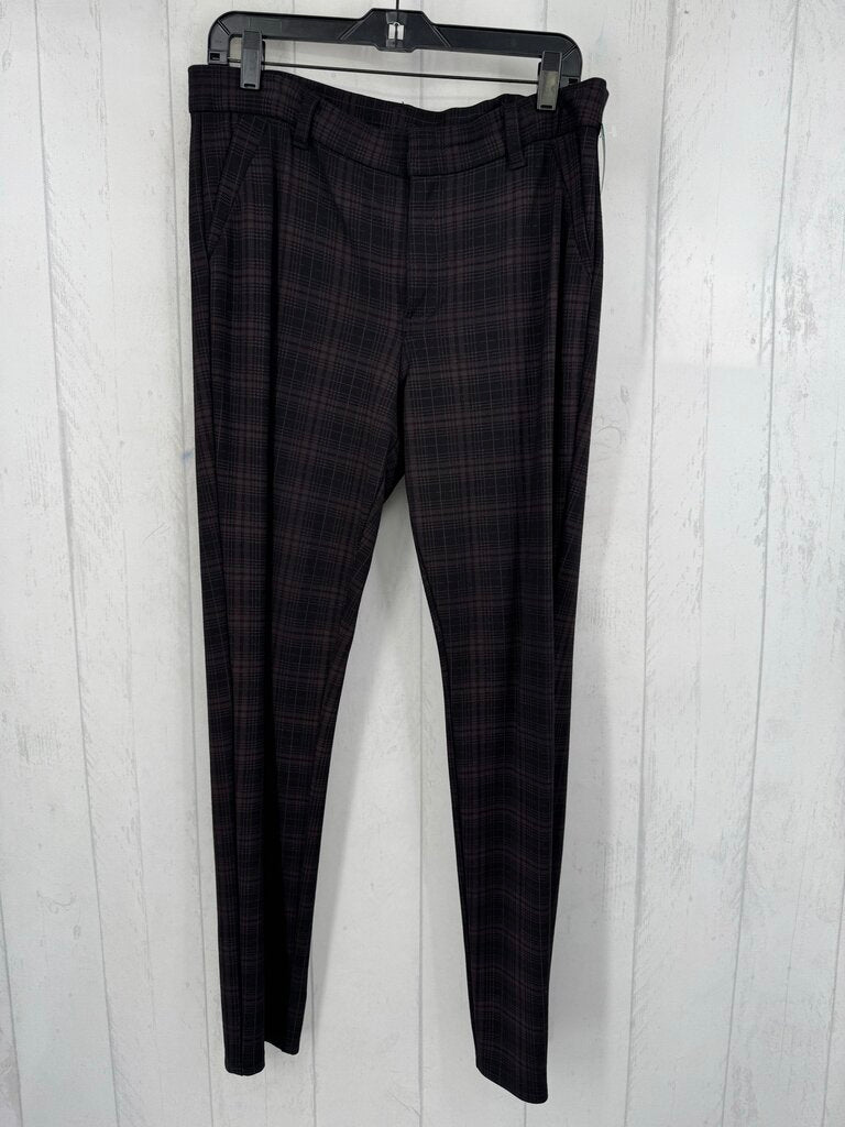 12 plaid skinny pant