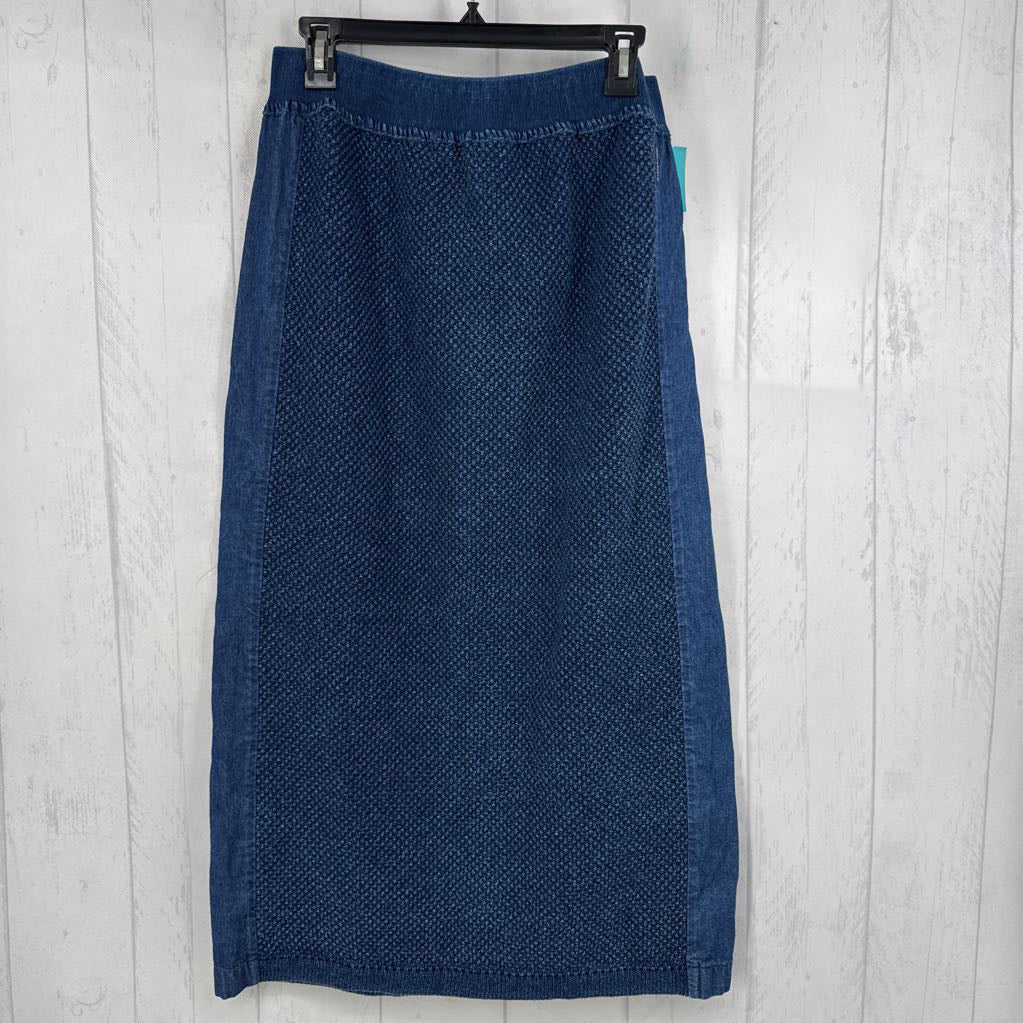 XL textured knit pull-on skirt