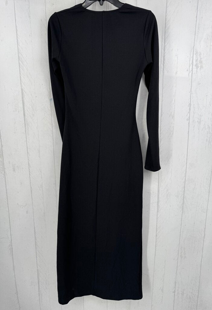 M ruched side l/s dress