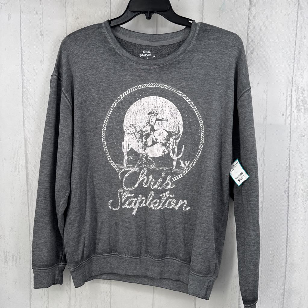 S graphic sweatshirt-chris stapleton