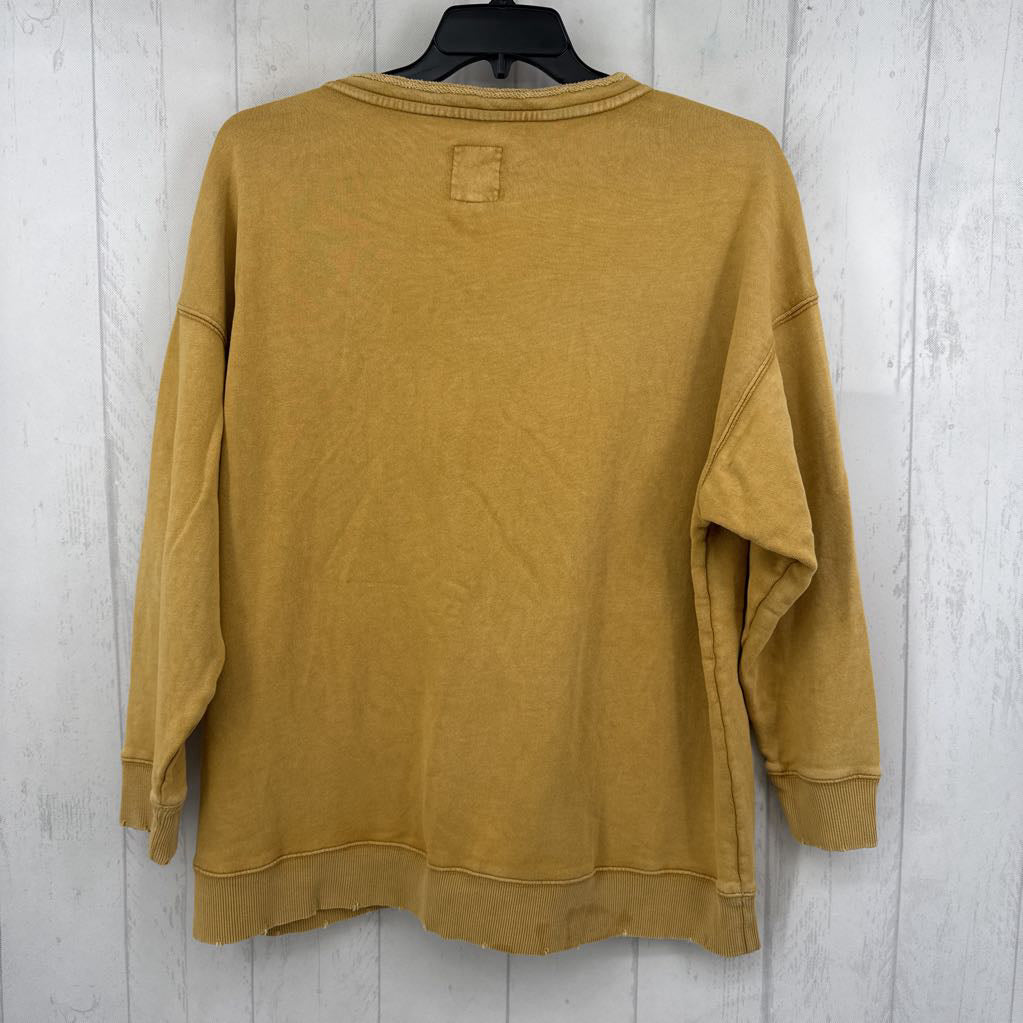 L lace-up sweatshirt