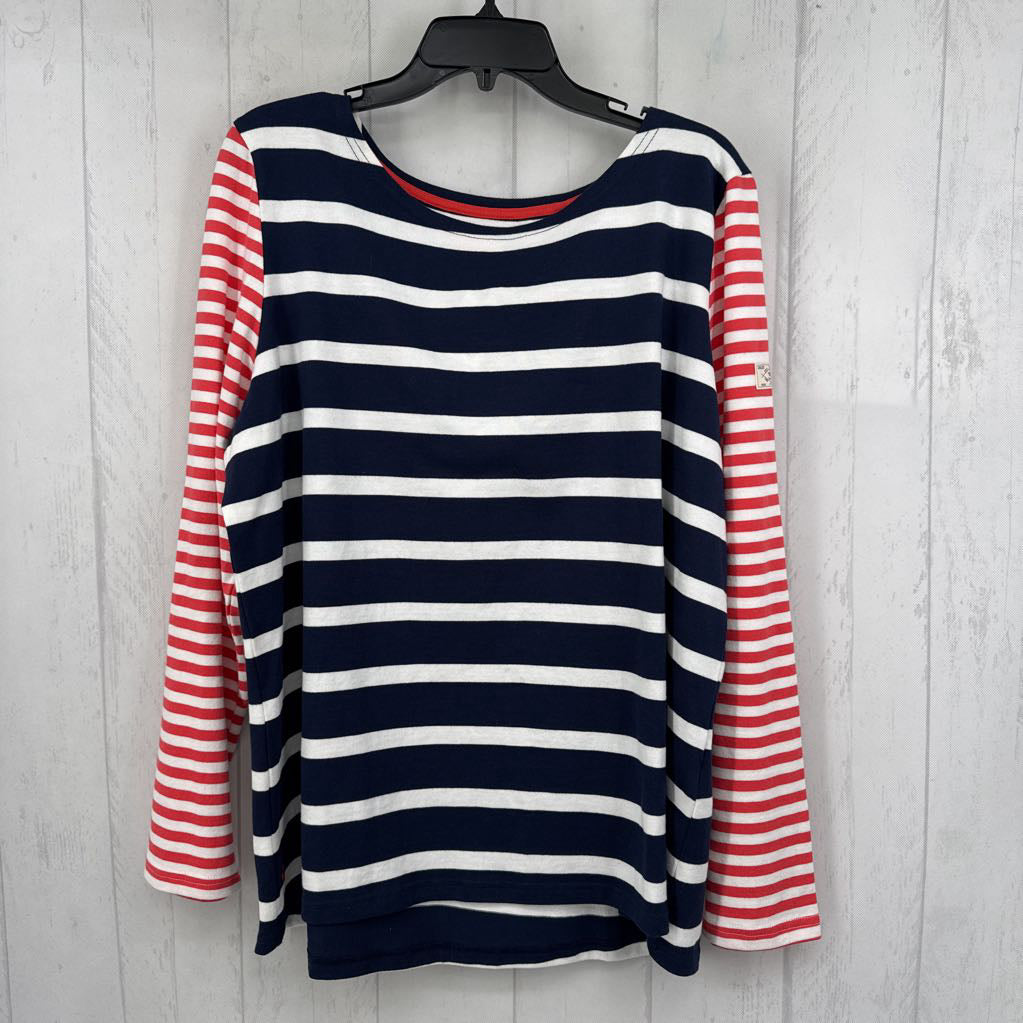 16 striped l/s pullover