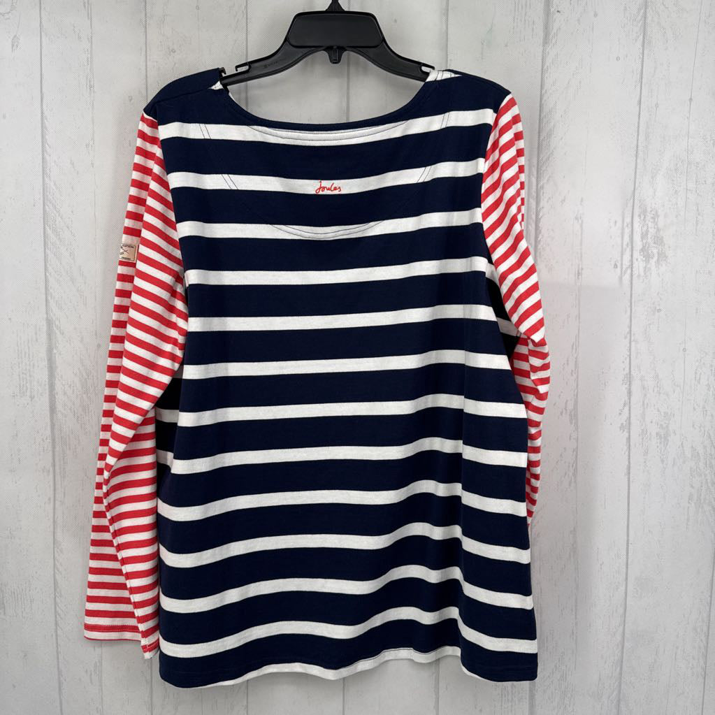 16 striped l/s pullover