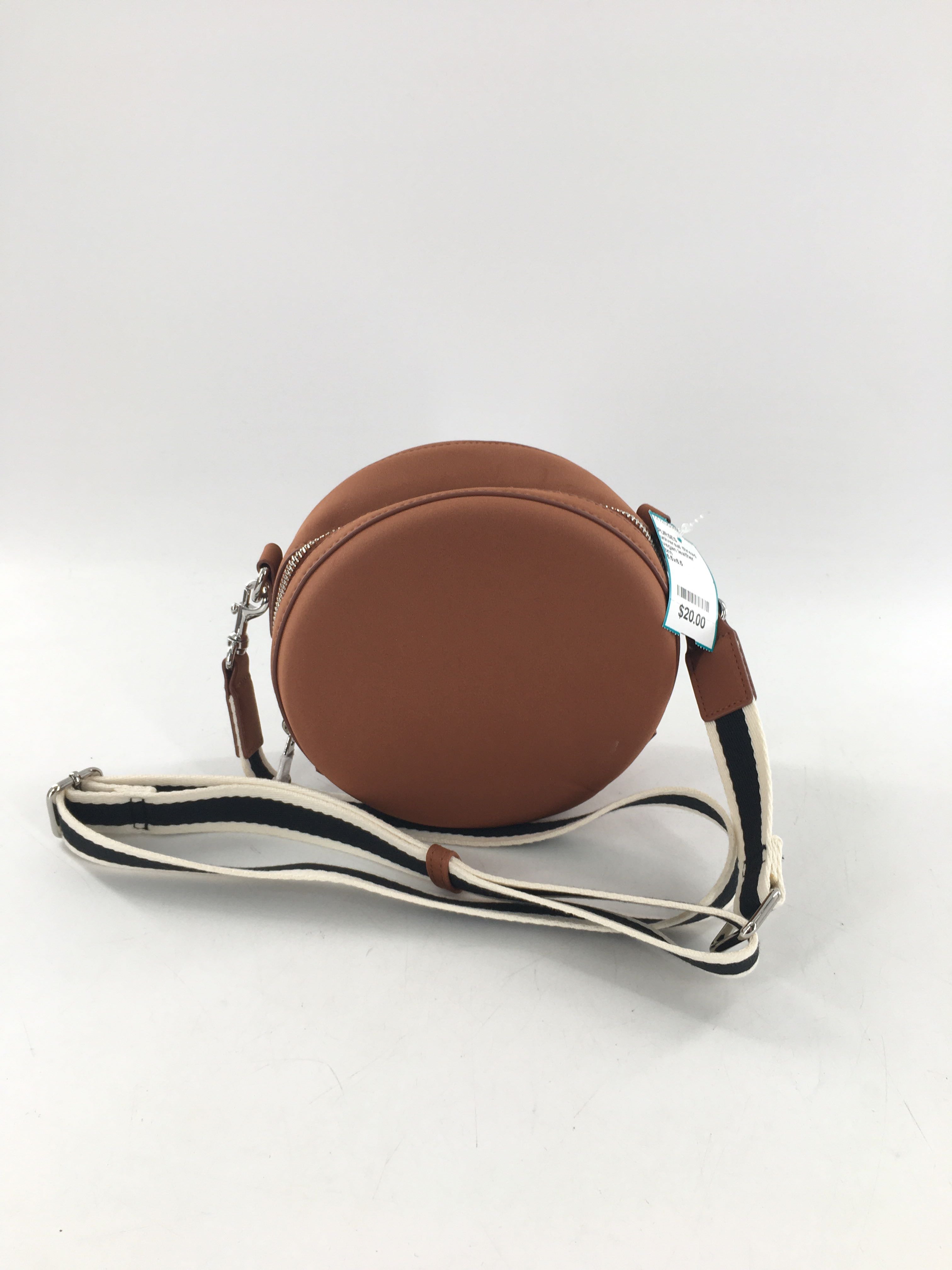vegan leather round crossbody