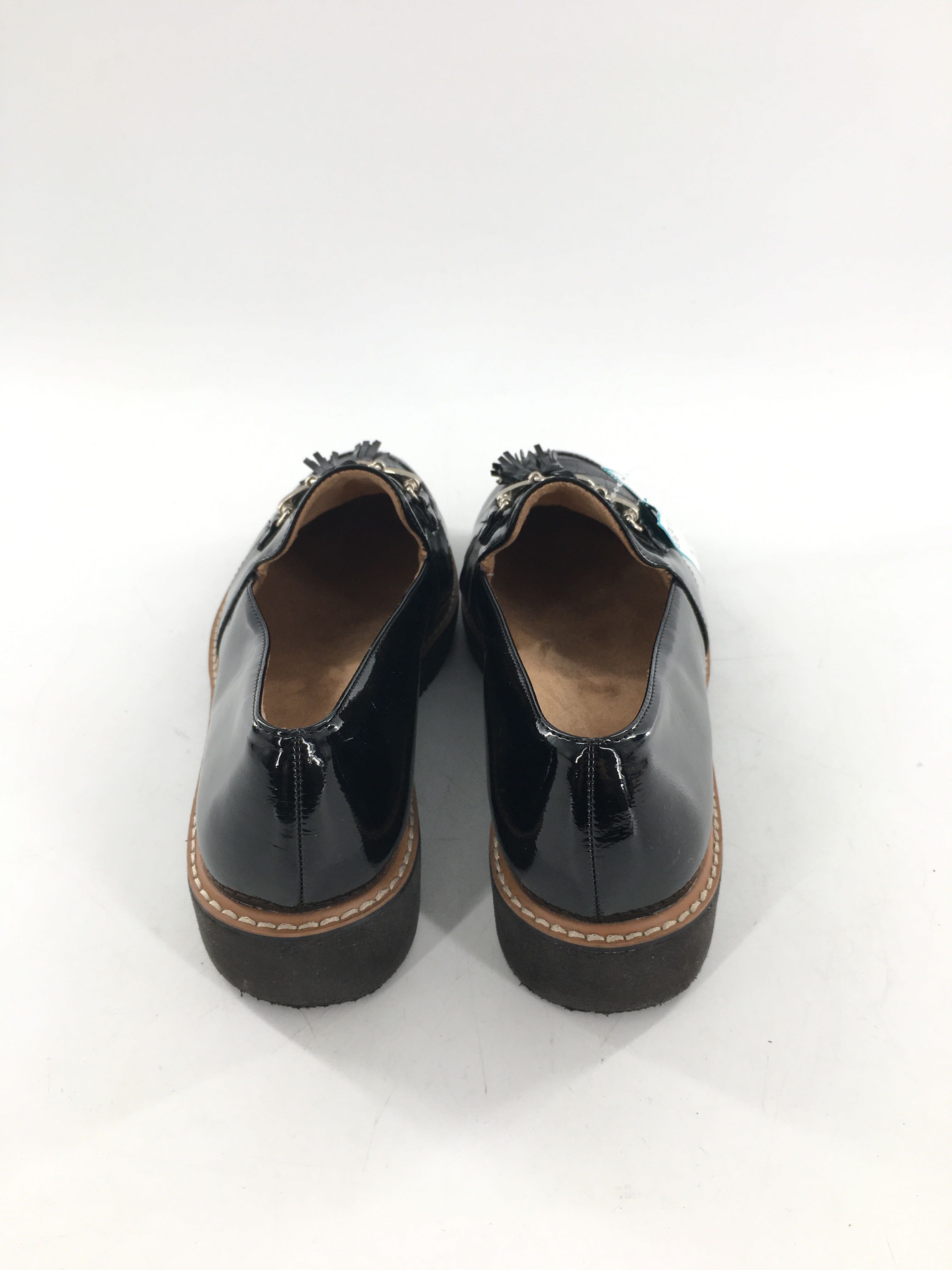 9.5 patent tassel loafers