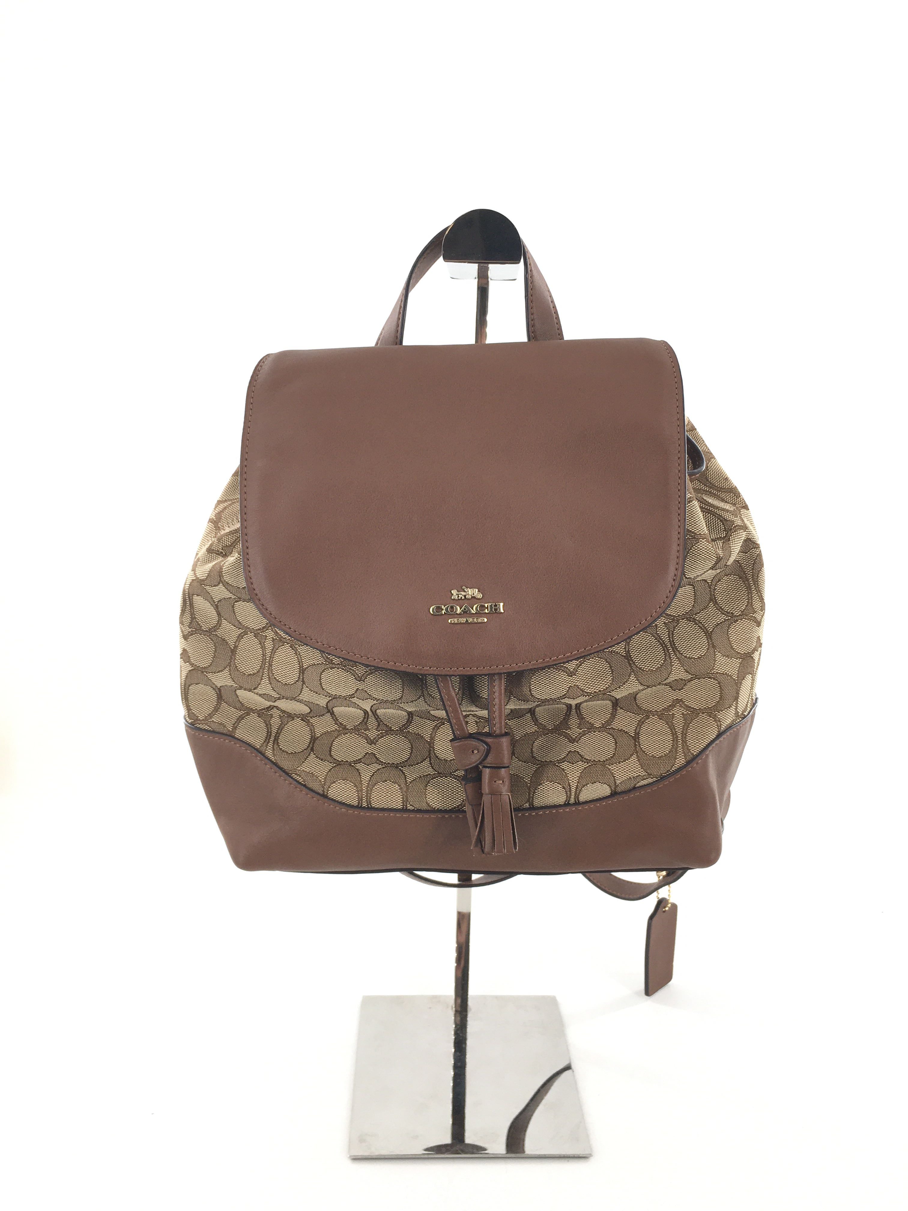 signature jacquard backpack