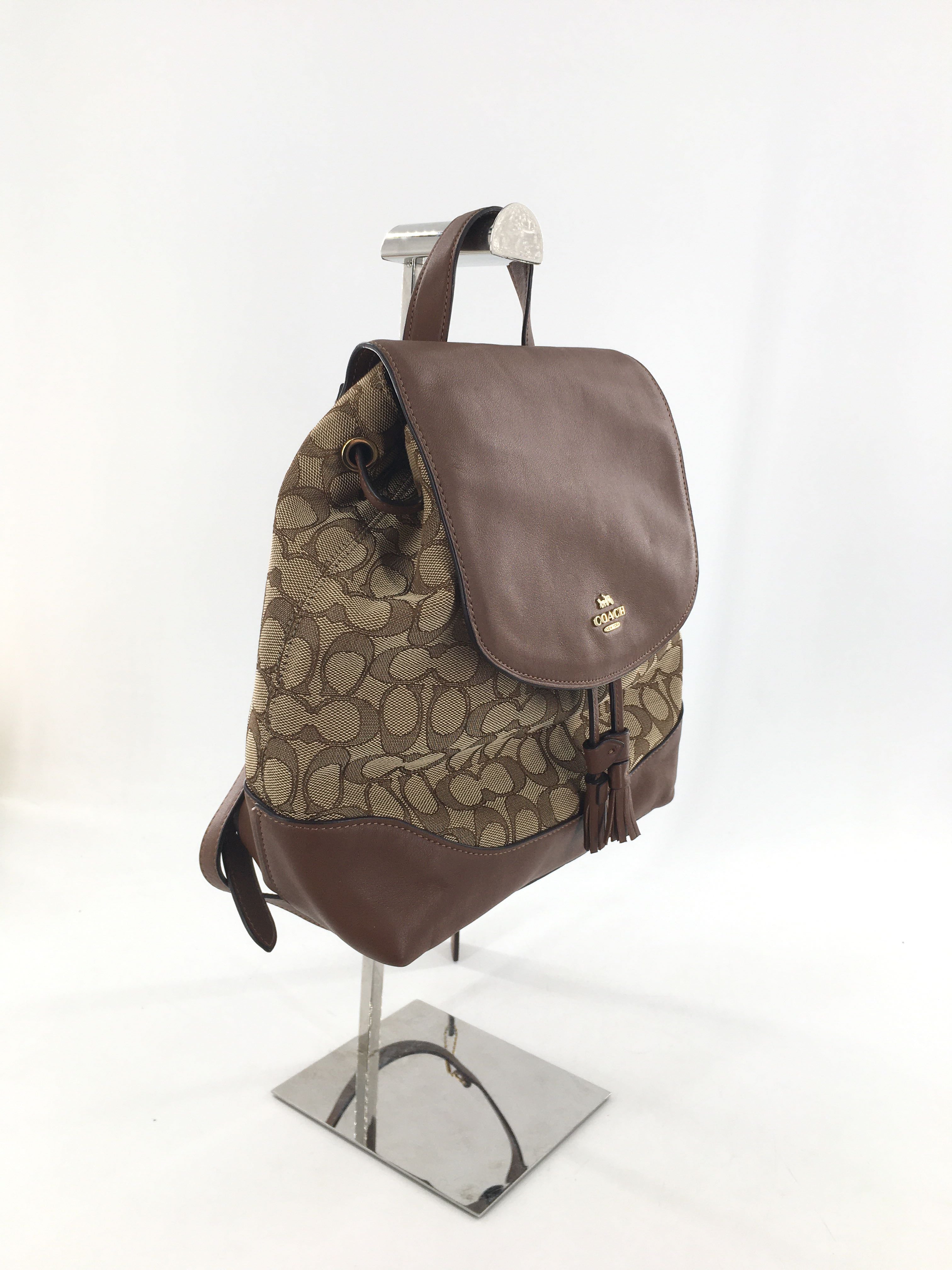 signature jacquard backpack