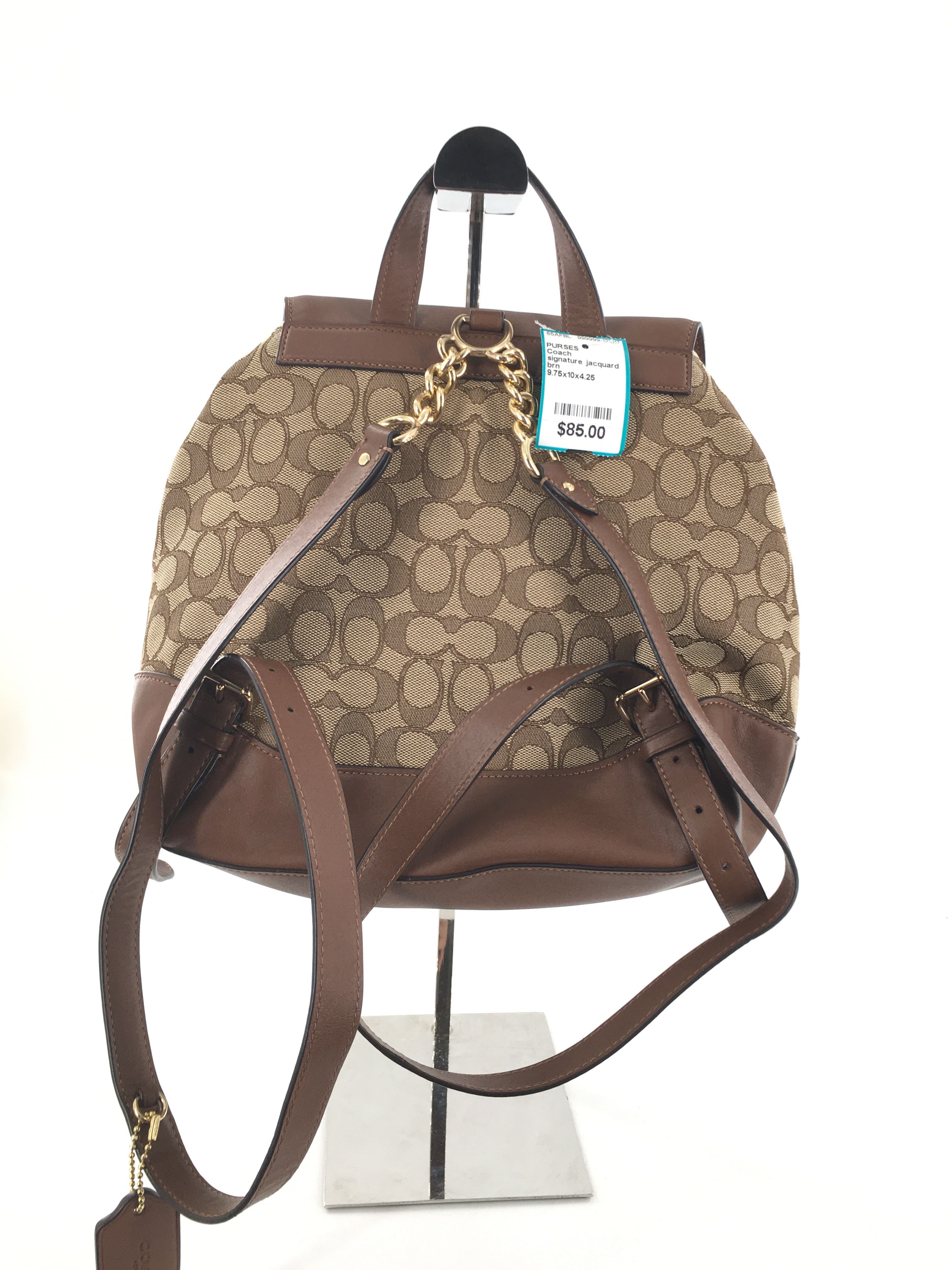 signature jacquard backpack