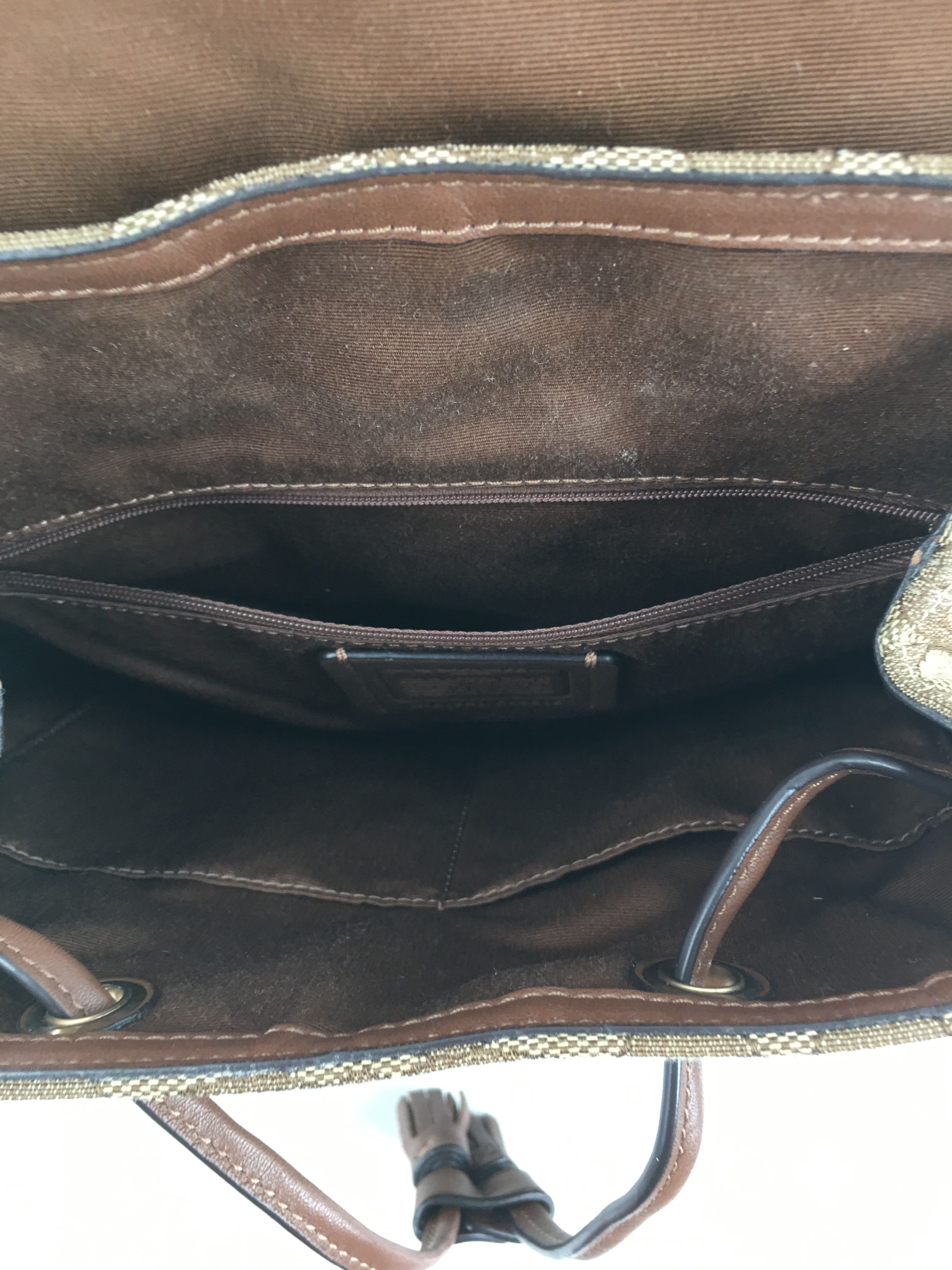 signature jacquard backpack