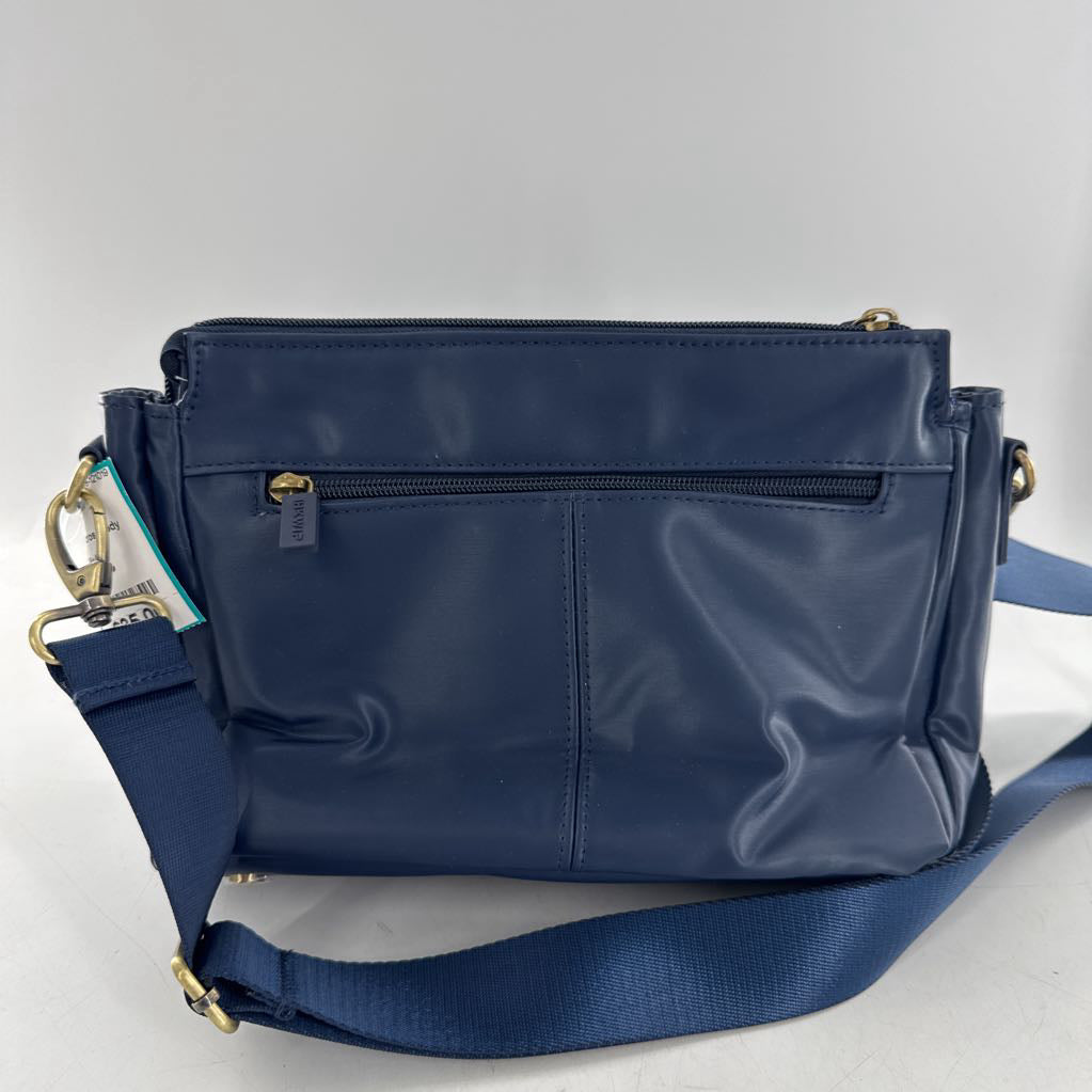 nylon crossbody w/ multi front zip pockets