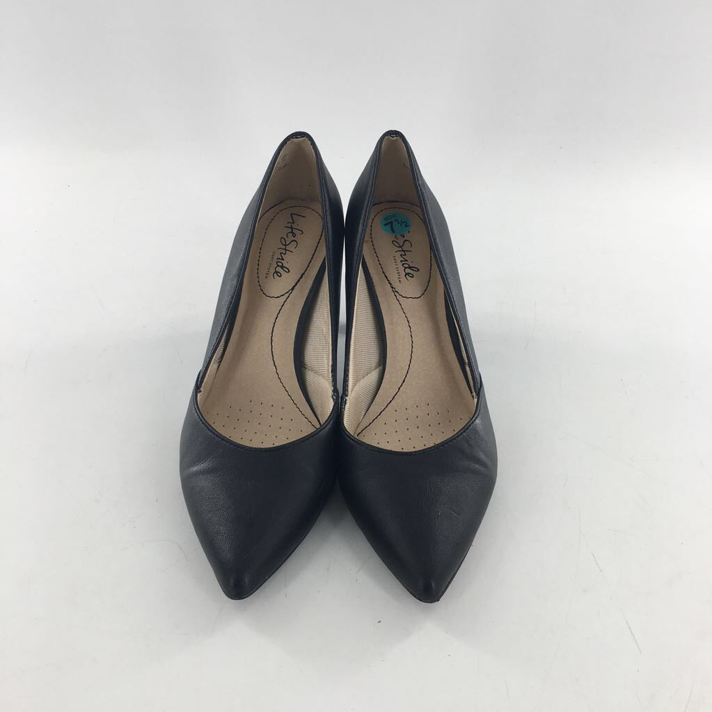 7.5 black heels