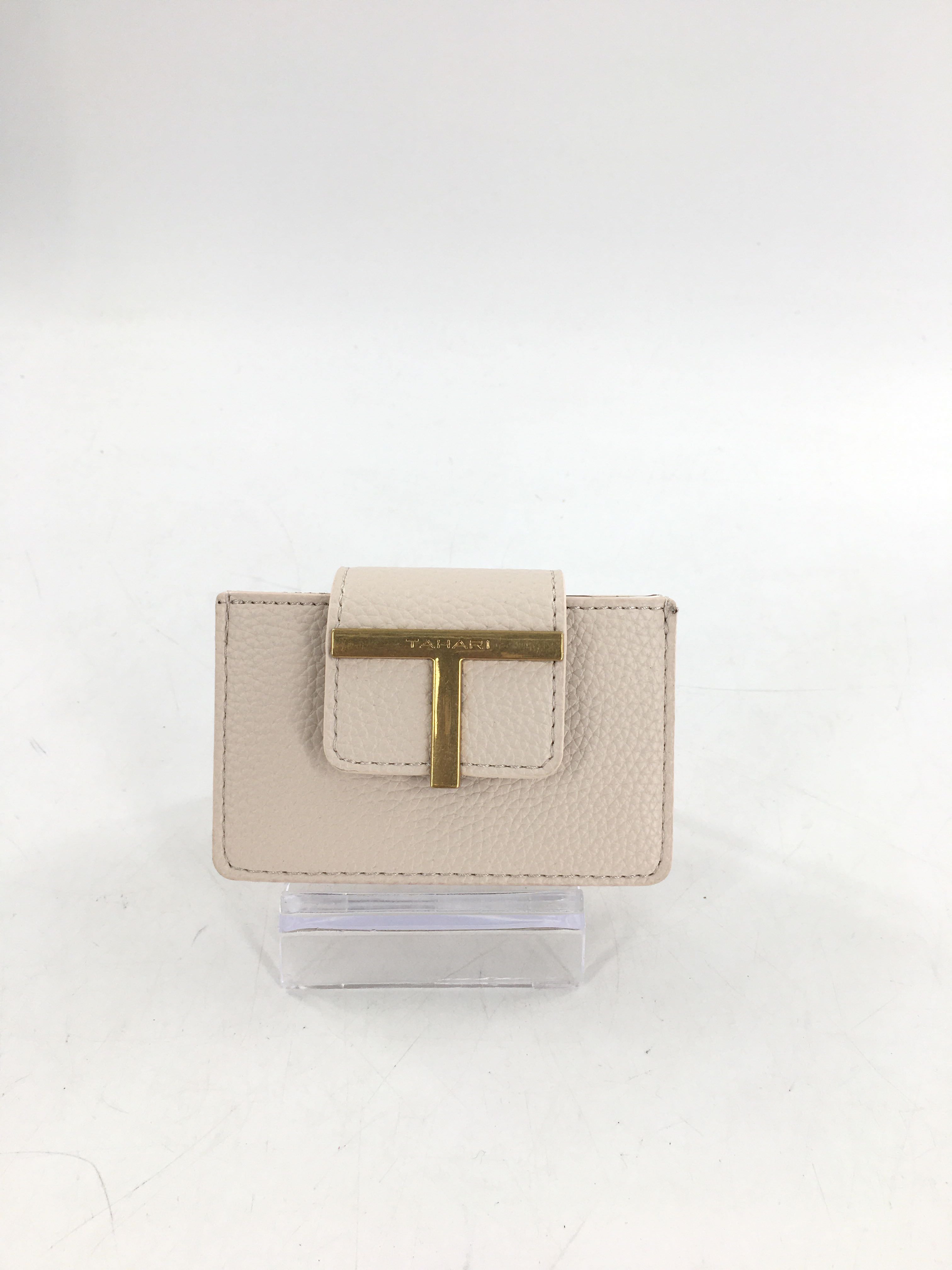 pebbled leather card holder