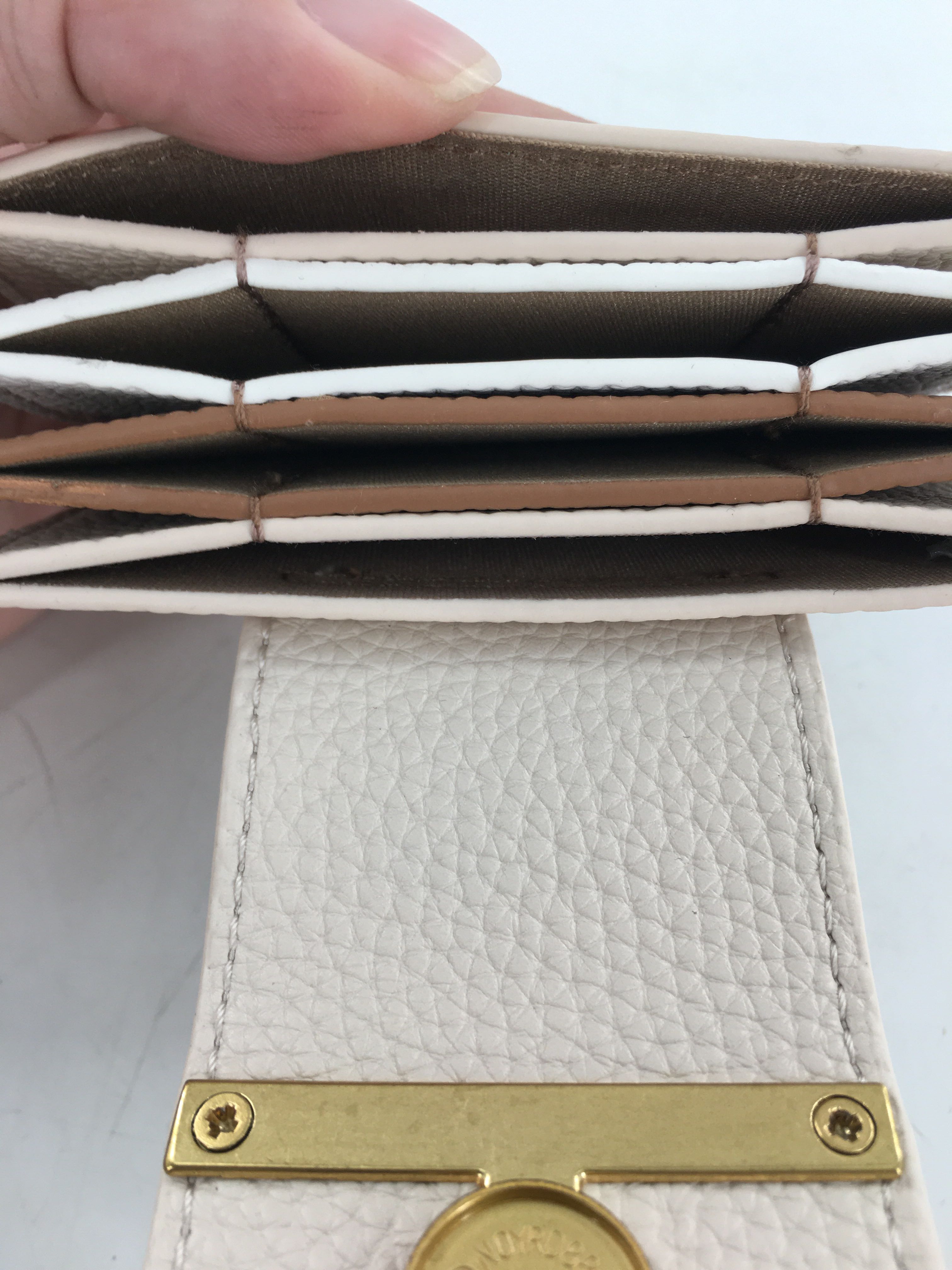 pebbled leather card holder