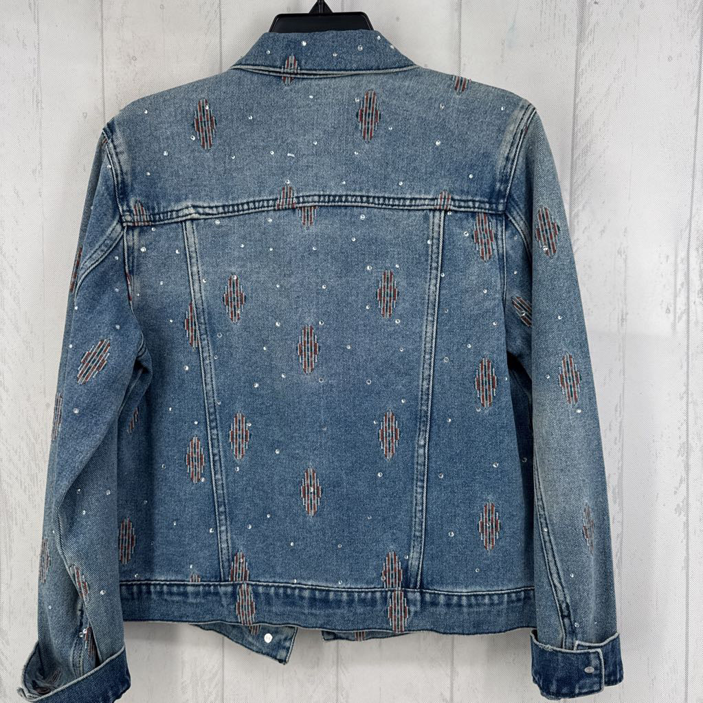 R60 S embelished jean jacket