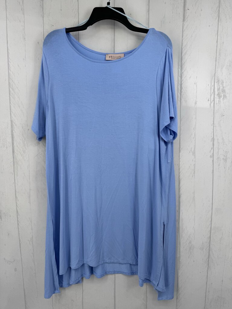 1X round neck s/s tunic