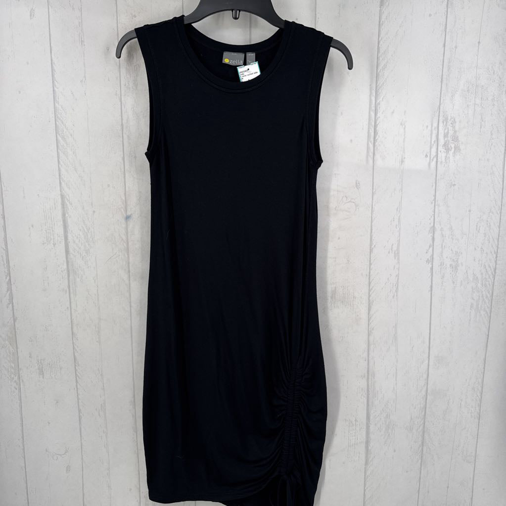 S slvls ruched side dress