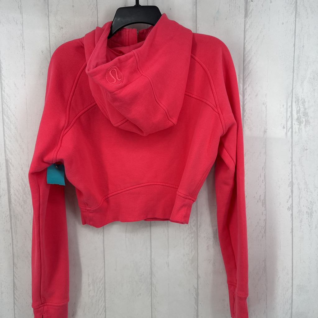 6 zip-up crop hoodie