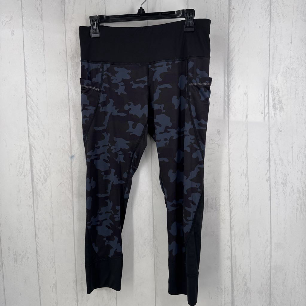 L hi-rise camo print crop legging