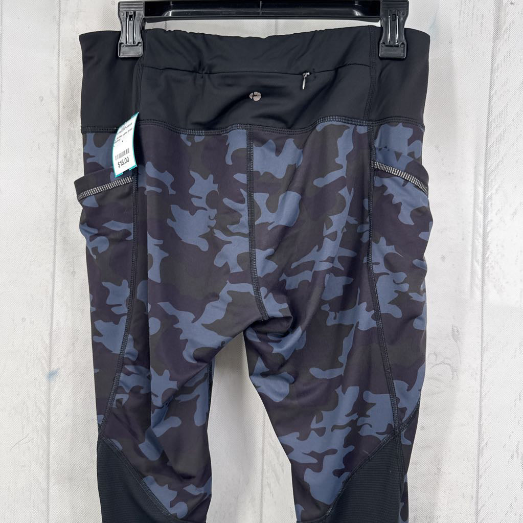 L hi-rise camo print crop legging