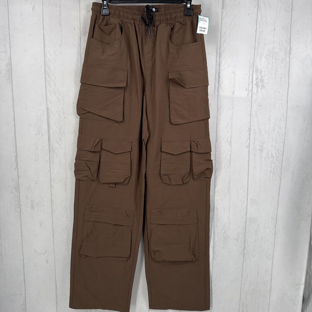 S wide leg cargo pocket pant