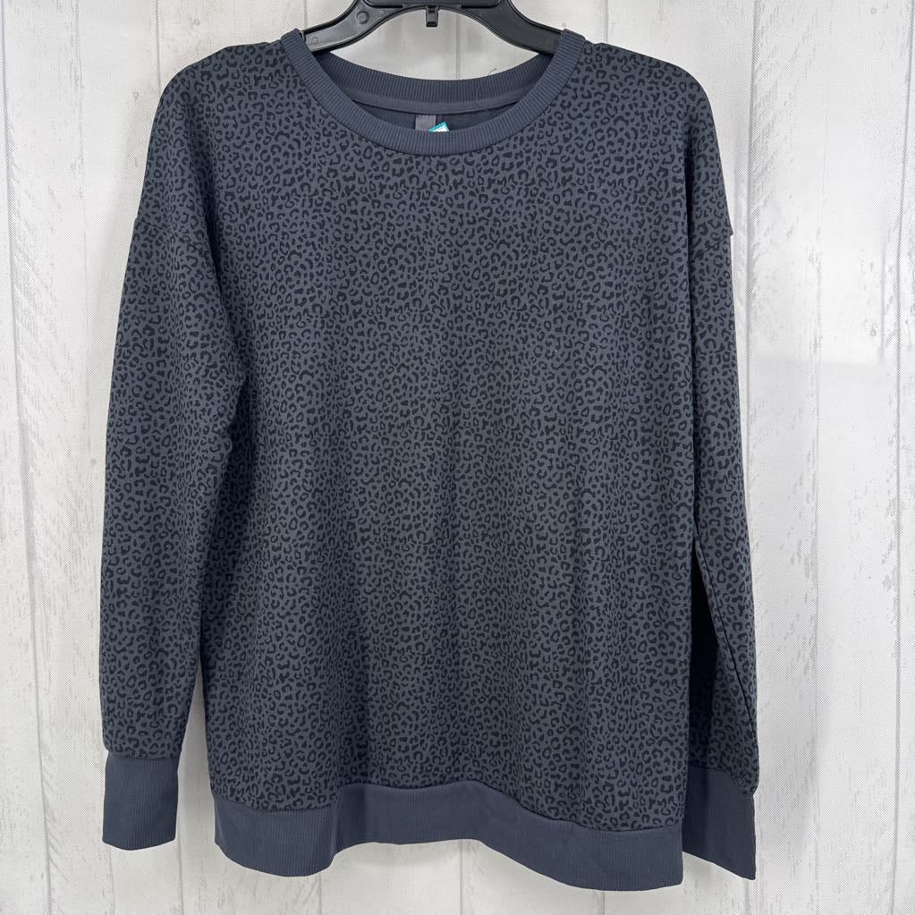S animal print sweatshirt
