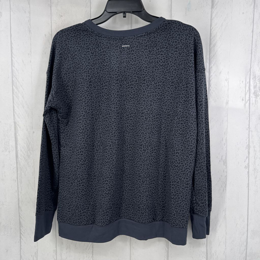 S animal print sweatshirt
