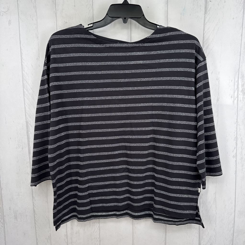 R35 L striped 3/4 slv tee