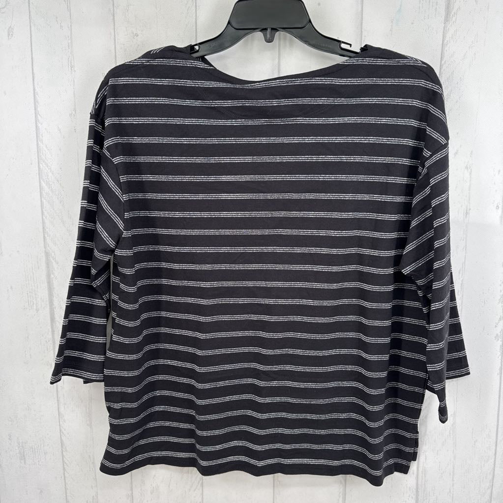 R35 L striped 3/4 slv tee