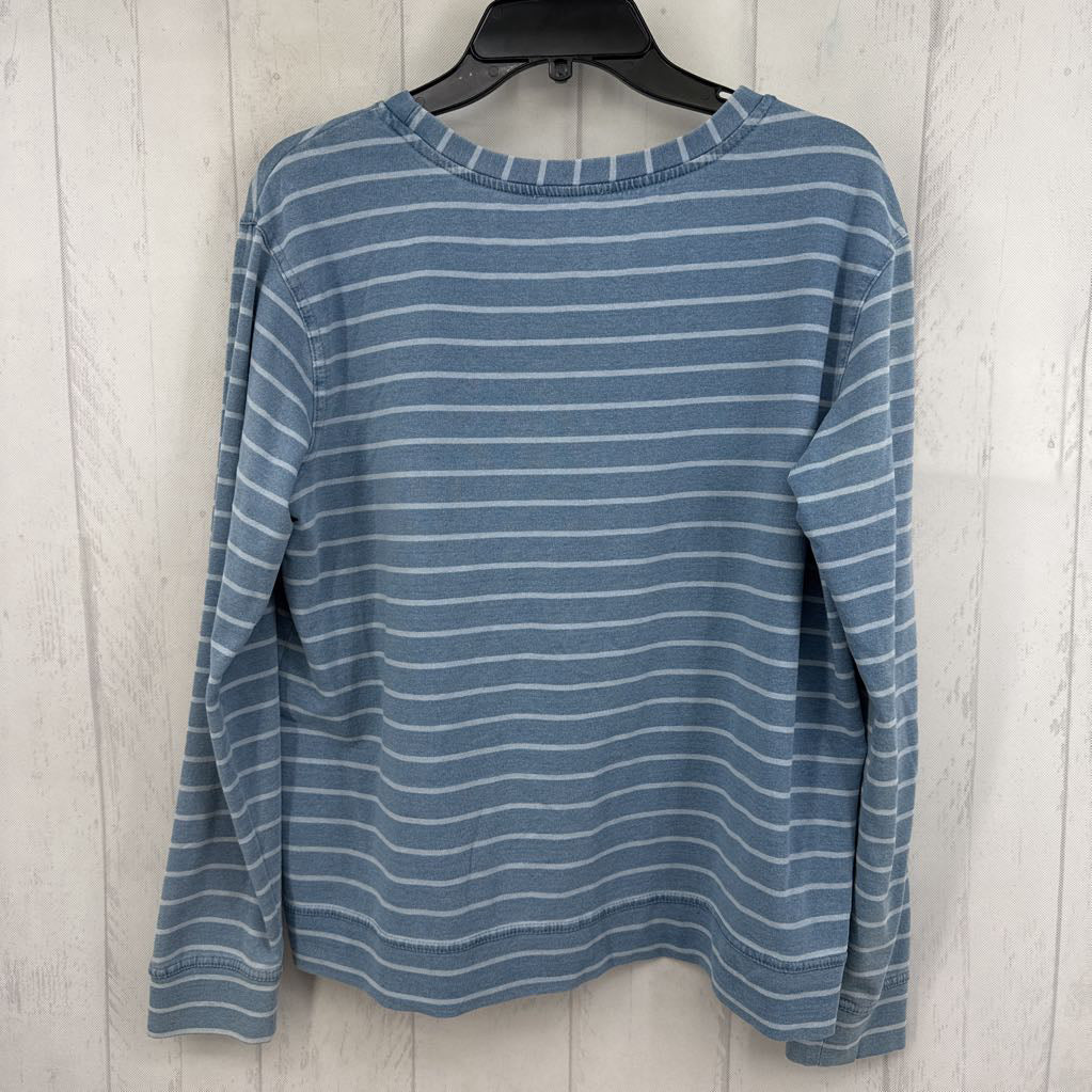L striped crewneck l/s top