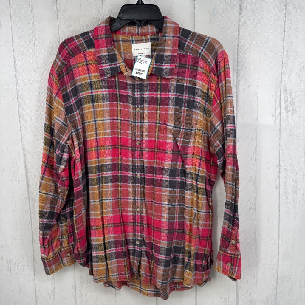 L flannel shirt l/s