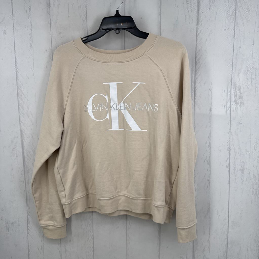 L logo crewneck sweatshirt