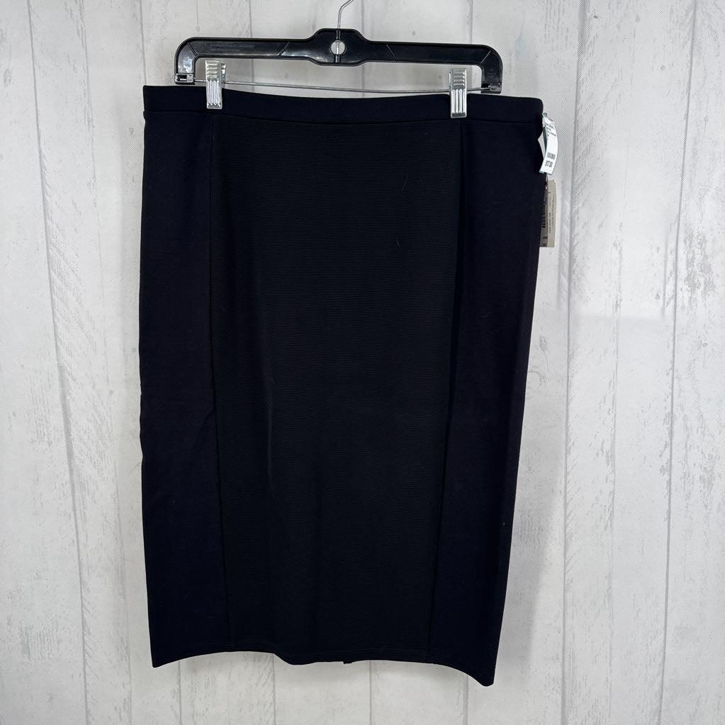 R44 L rib knit skirt