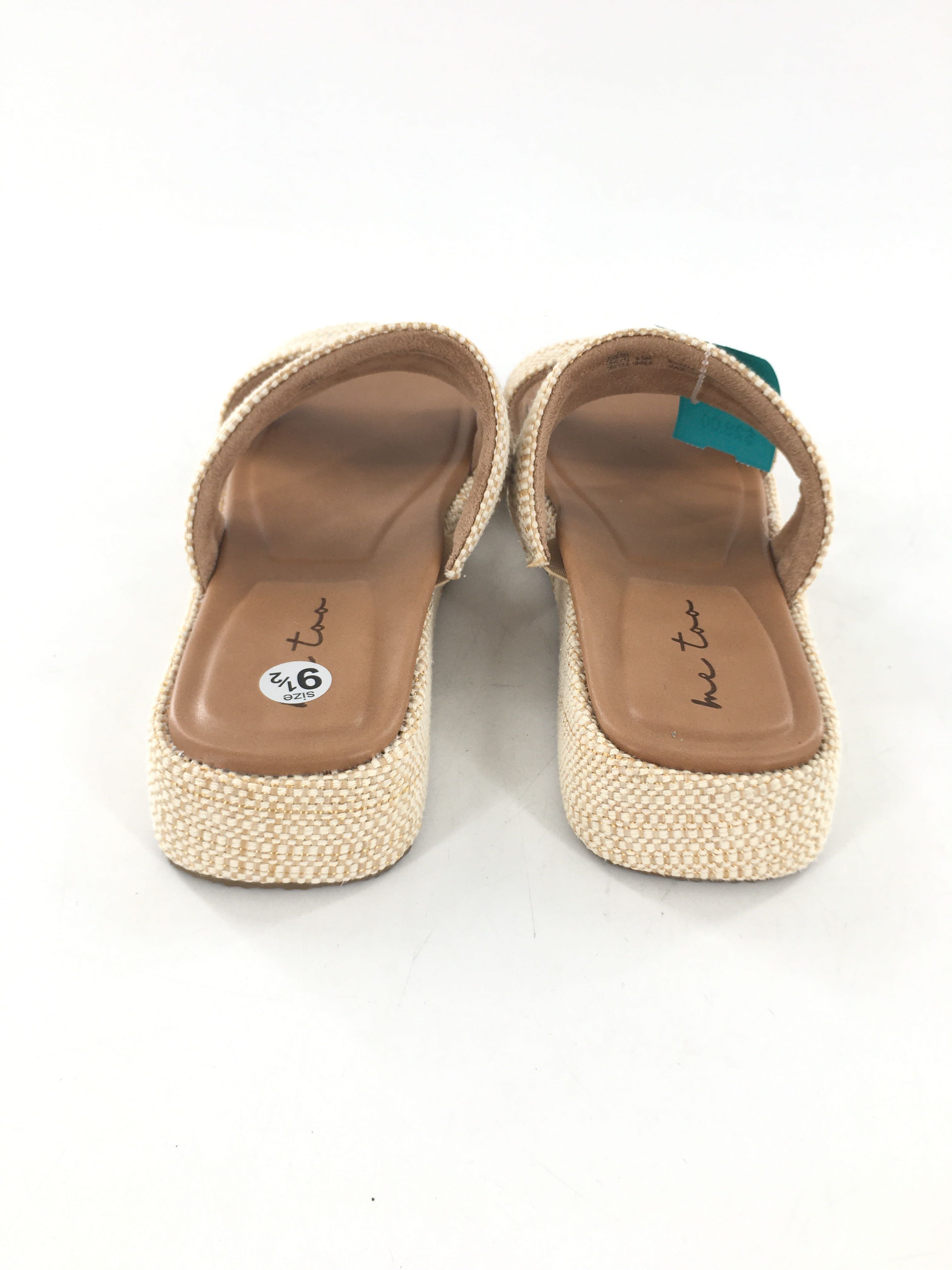 R53 9.5 raffia woven sandal