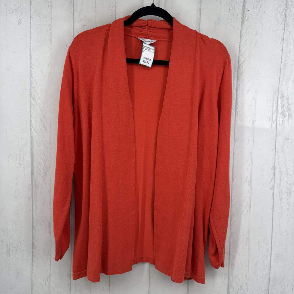 XL open front cardi