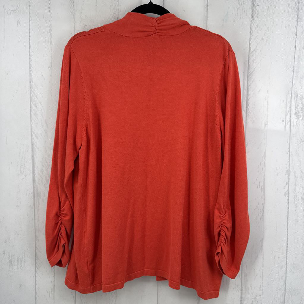 XL open front cardi