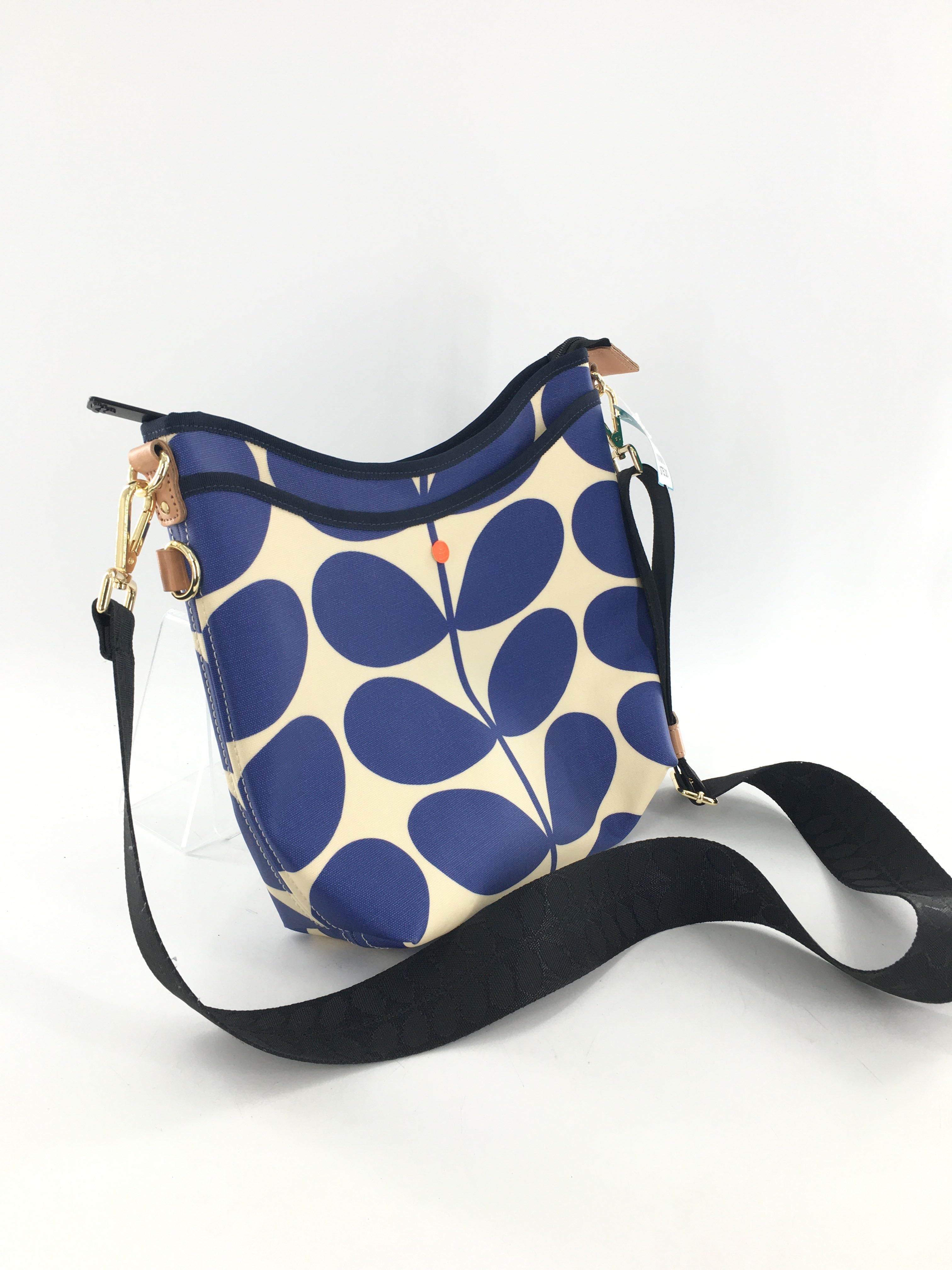solid stem print crossbody