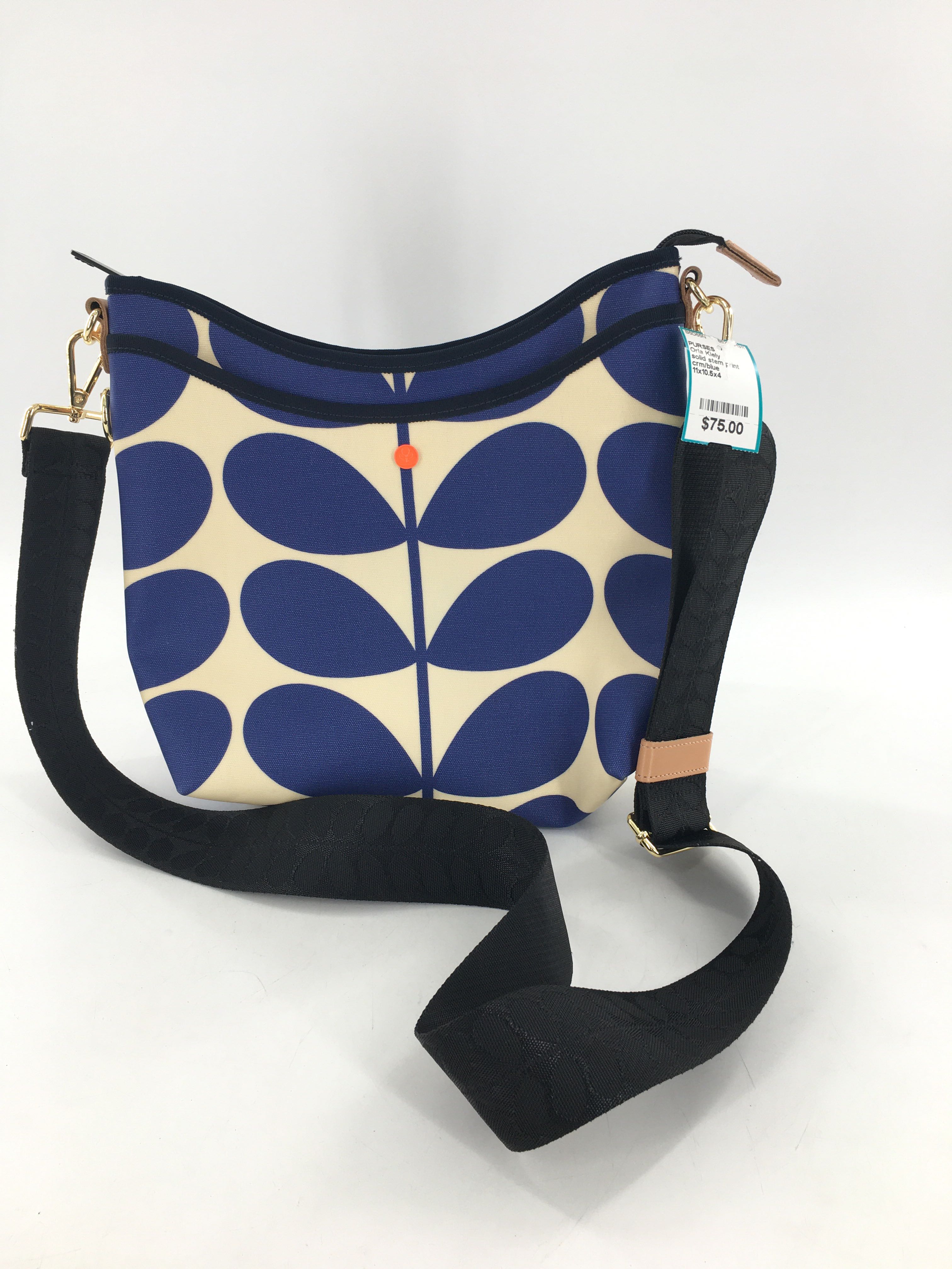 solid stem print crossbody