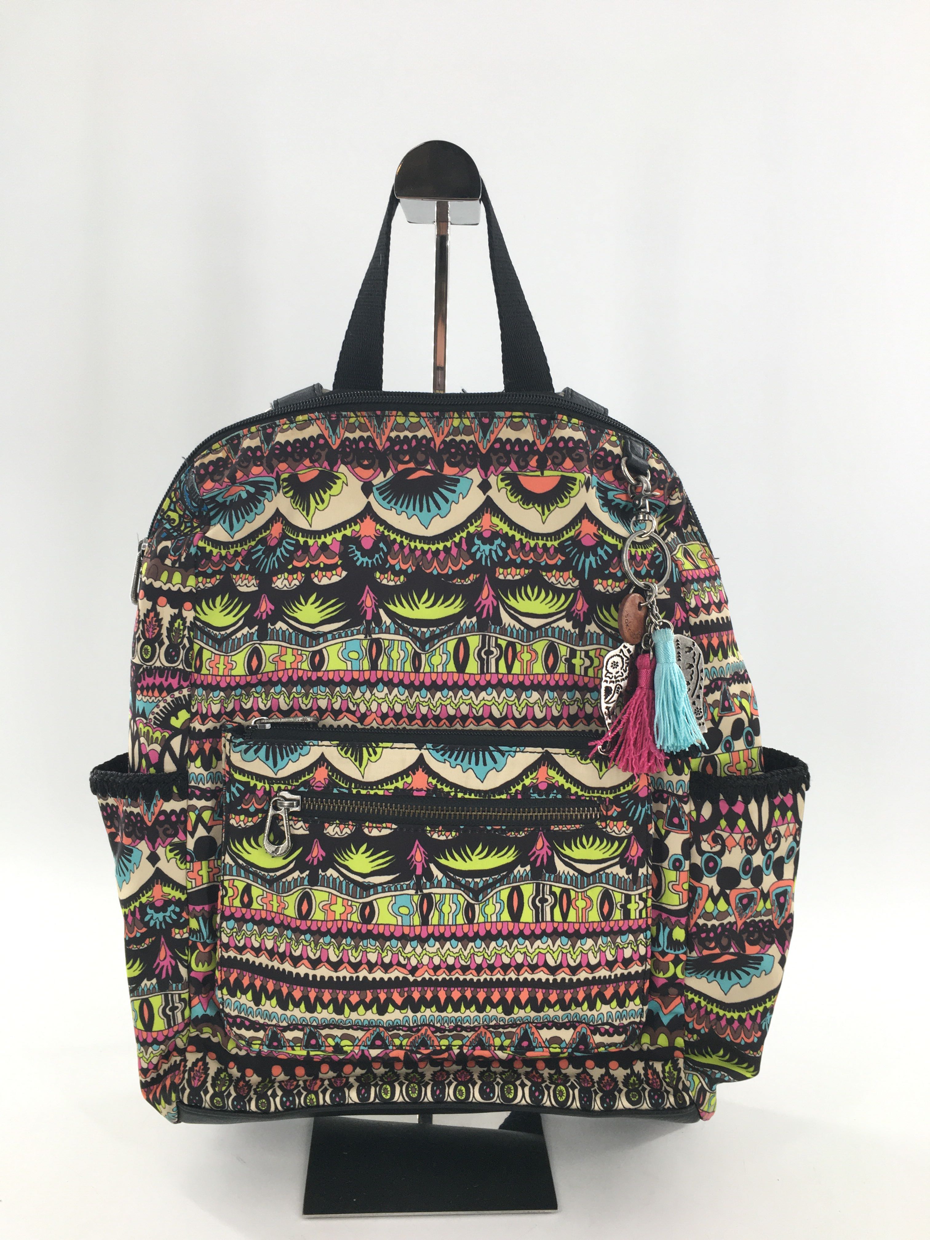 tribal print convertible backpack