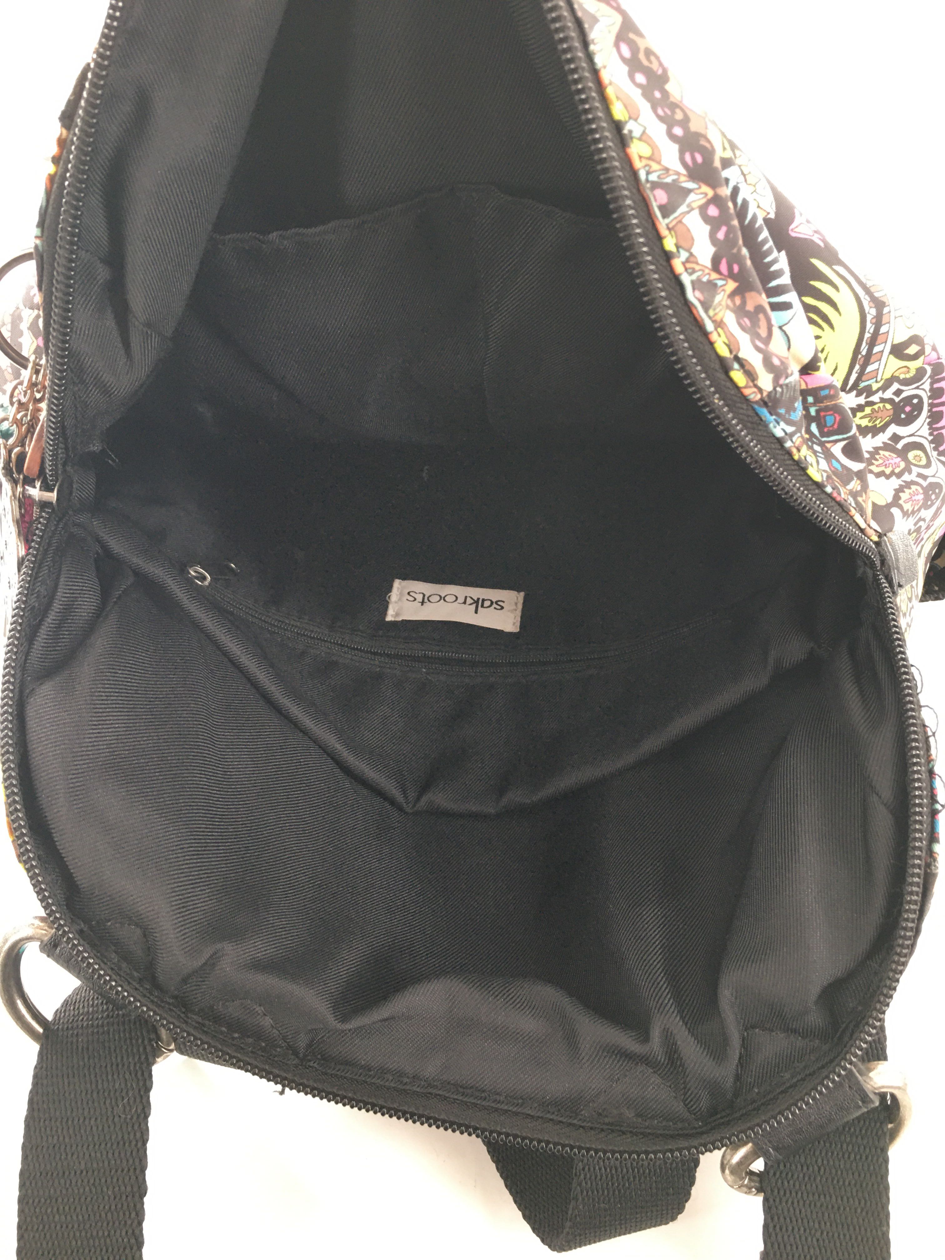 tribal print convertible backpack