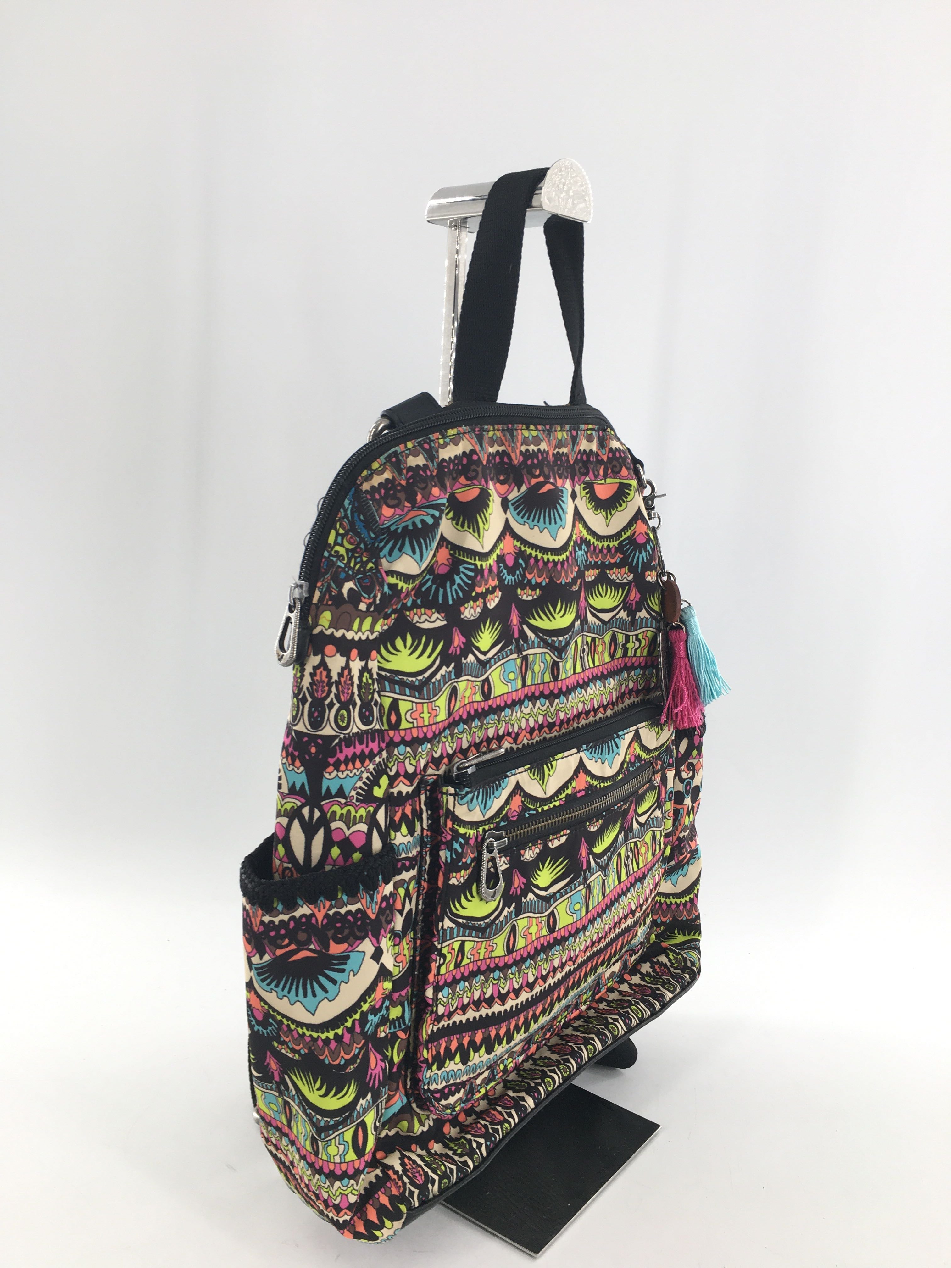 tribal print convertible backpack