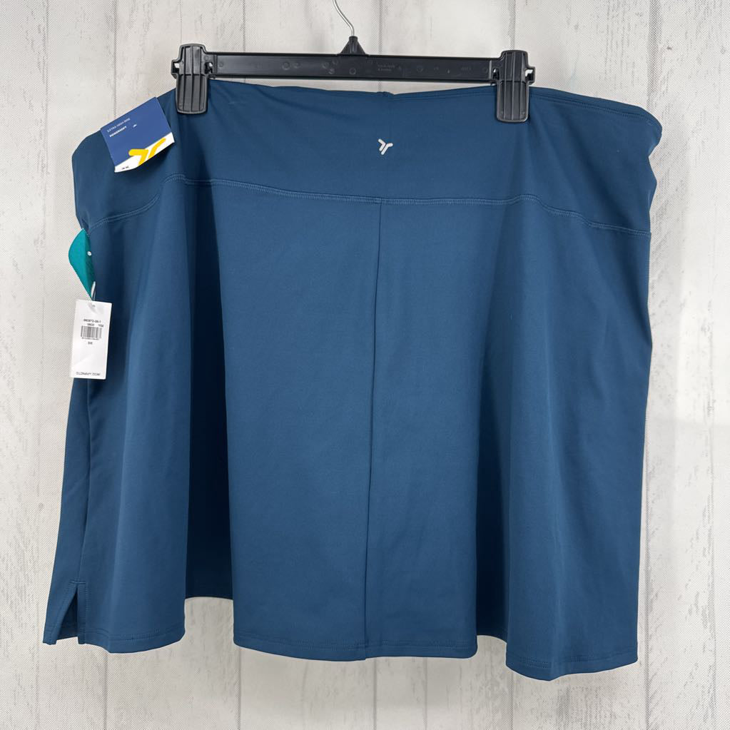 3X hi-rise skort