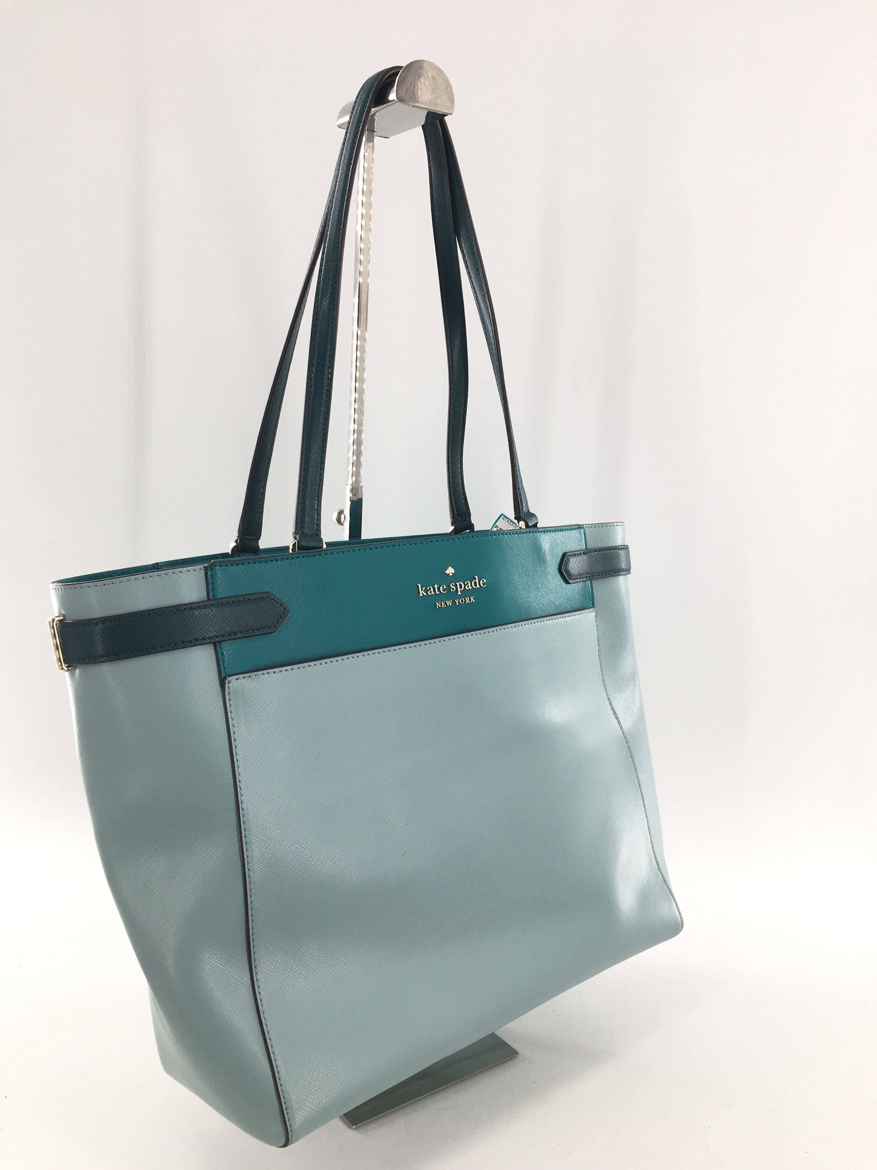 saffiano colorblock tote