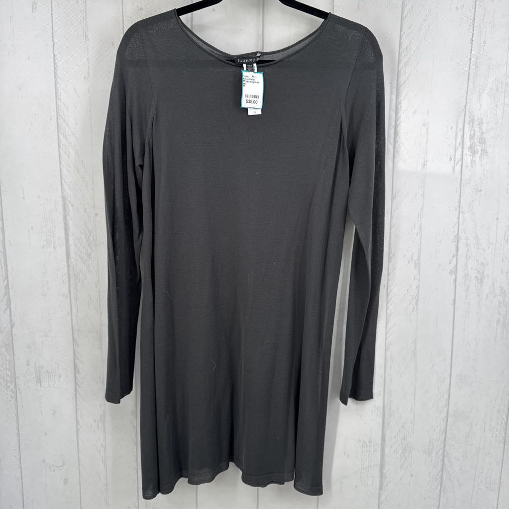 M lightweight slit sides l/s top