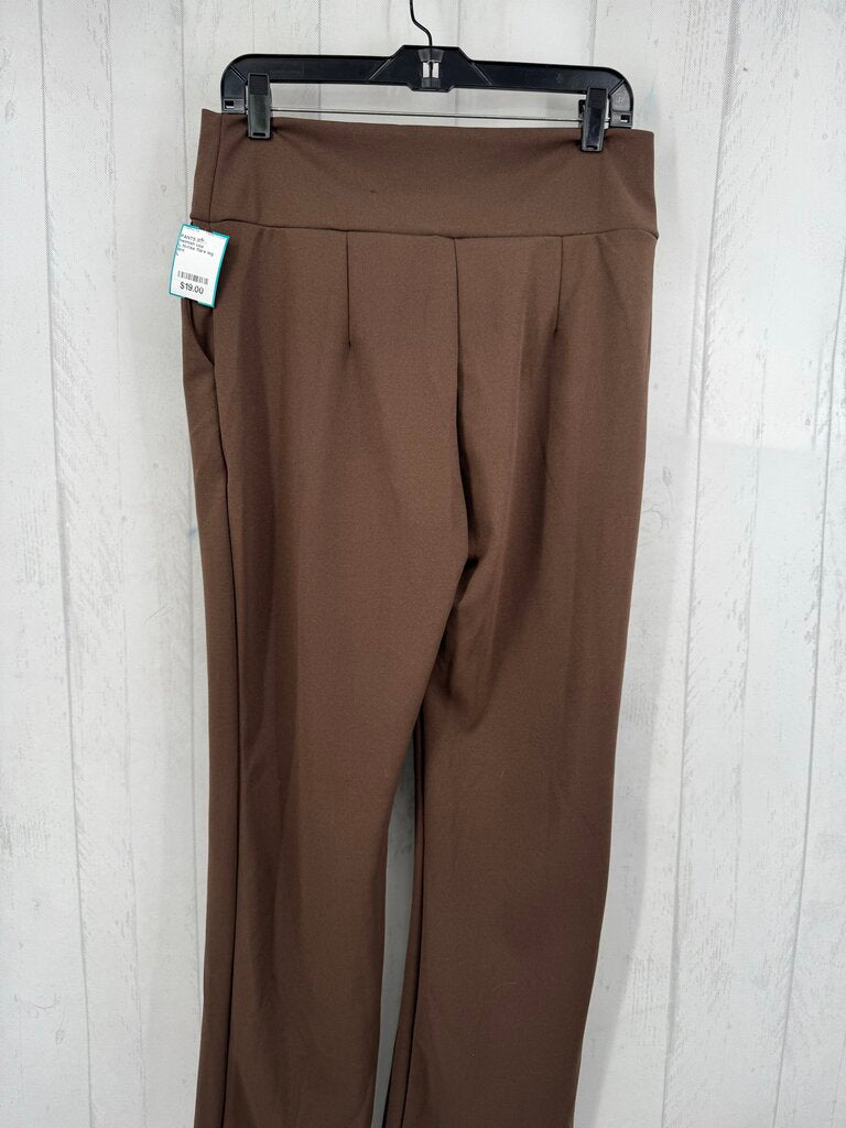 L hi-rise flare leg pant
