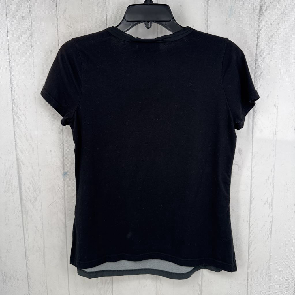 S flo appliqued s/s top