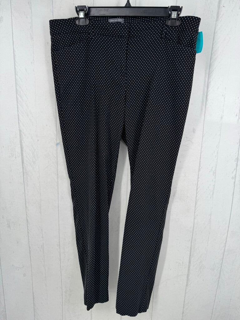 10 polka dot stretch ponte pant