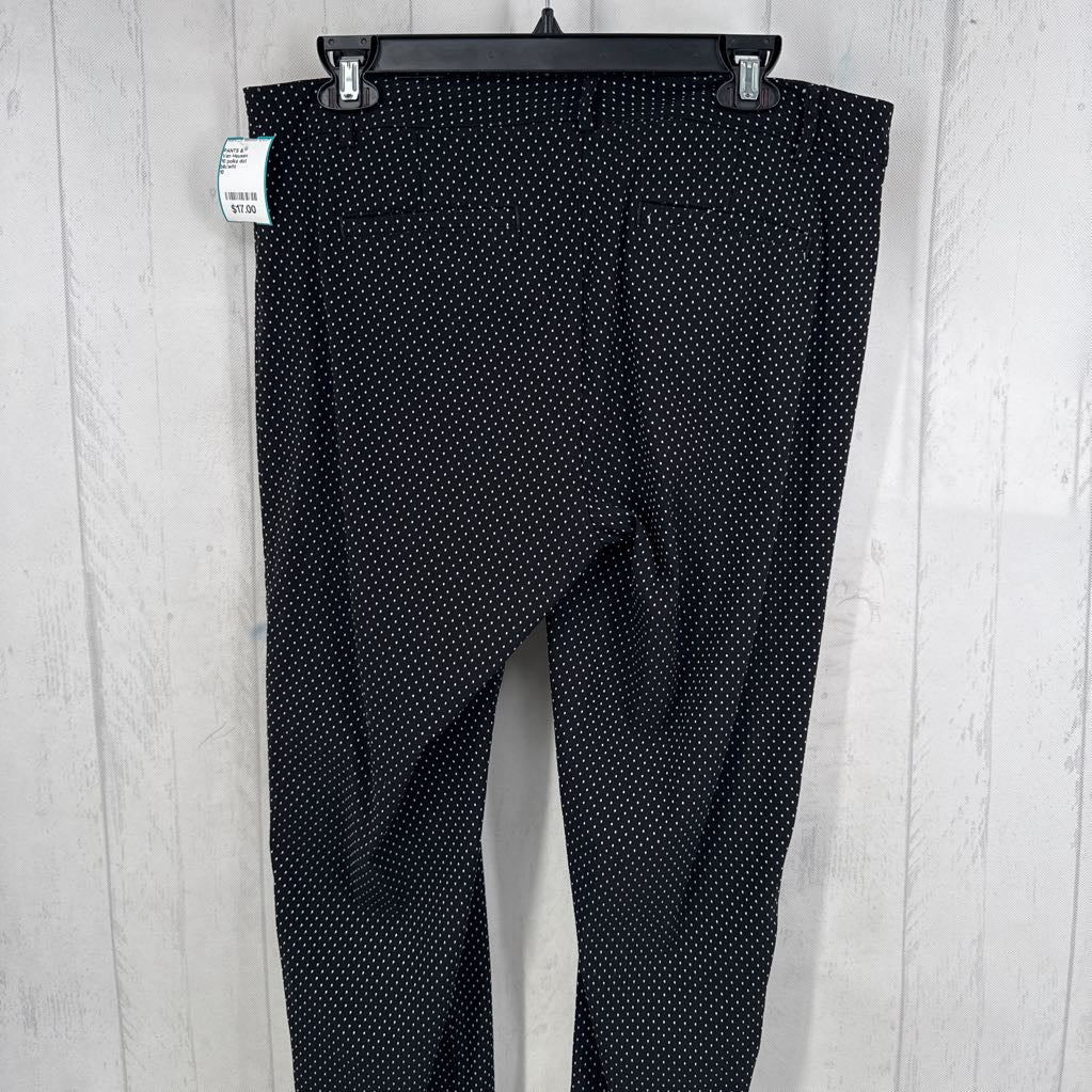 10 polka dot stretch ponte pant